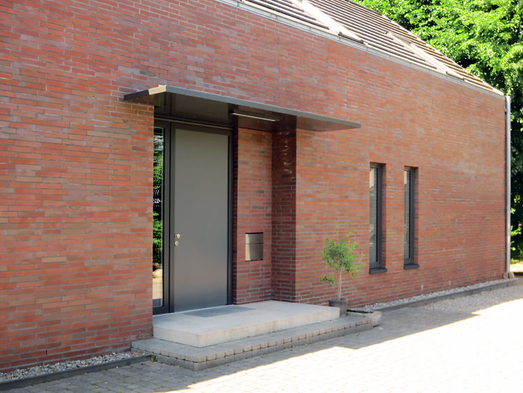 Eingang Anbau eines Wohnhauses in Risum-Lindholm Kreis Nordfriesland Planquadrat Dortmund