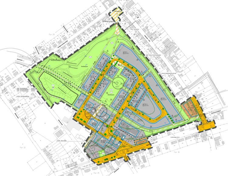 Bebauungsplan Revitalisierung der ehemaligen Schachtanlage Schlägel & Eisen 3/4/7 Herten-Langenbochum Planquadrat Dortmund